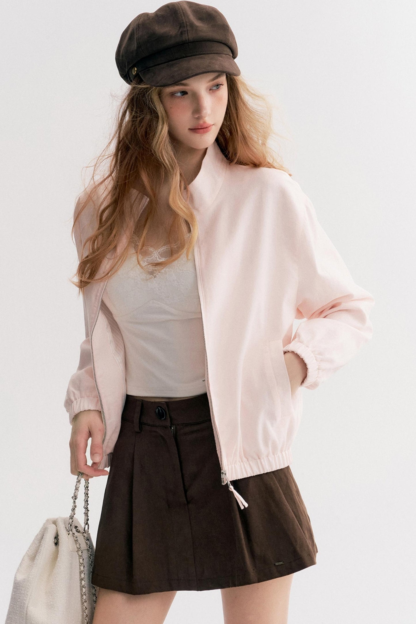 Stand Collar Loose Jacket