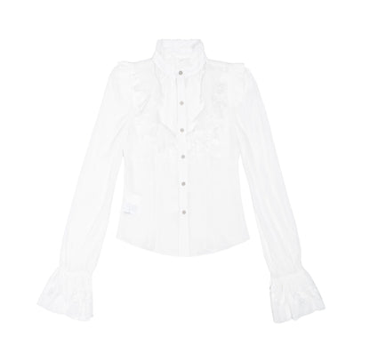 Chiffon Court Tunic Shirt