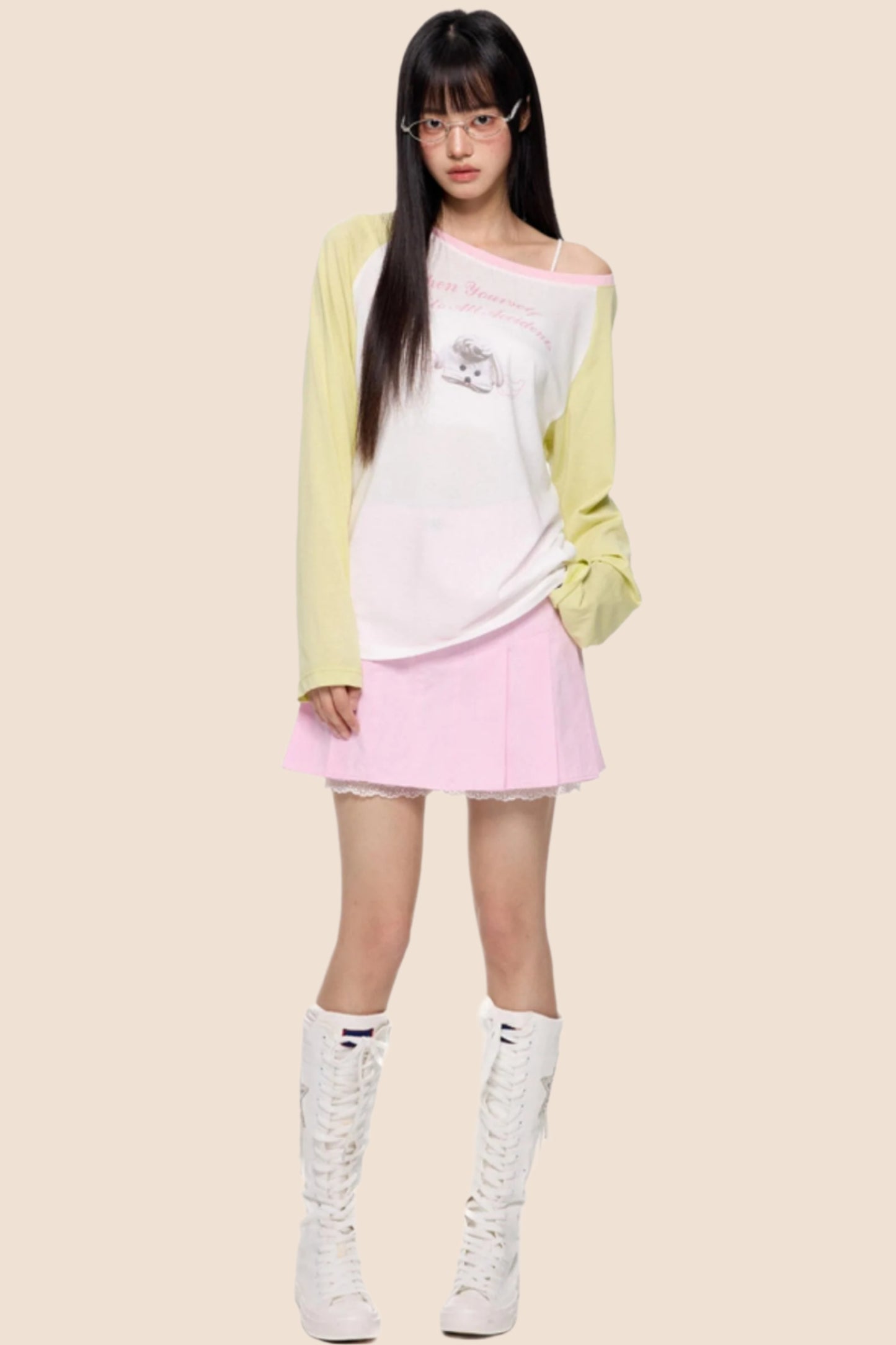 Color Block Sun Protection Smock Top