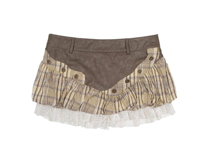 Color-Block Skort Deluxe Skirt