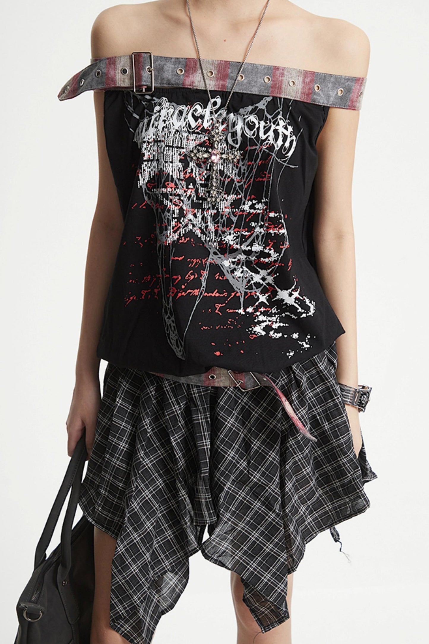 French One-Shoulder Top