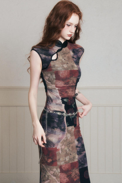 Vintage Chinese Cheongsam Dress