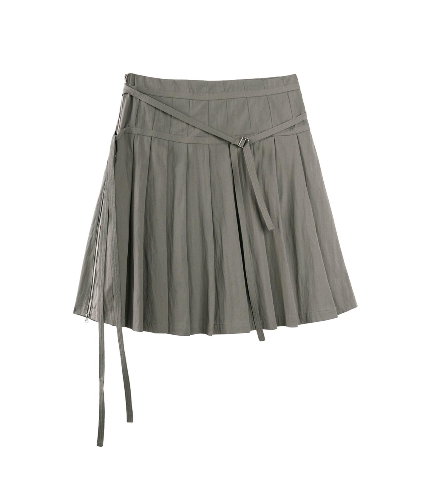 Salt Cotton Pleated Skirt