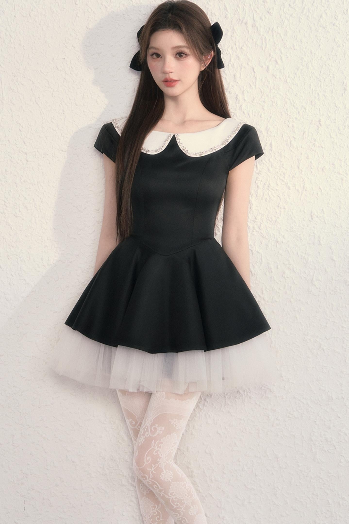 Blue Madeleine A-Line Princess Dress