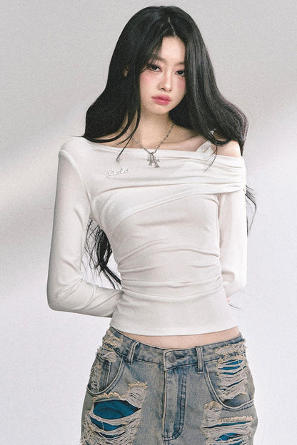 Autumn Lace Shoulder Top