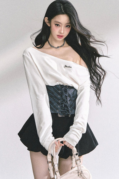 American Ivy Shoulder Top