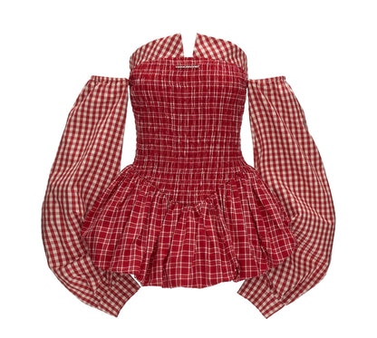 Autumn Long-Sleeved Waist Top