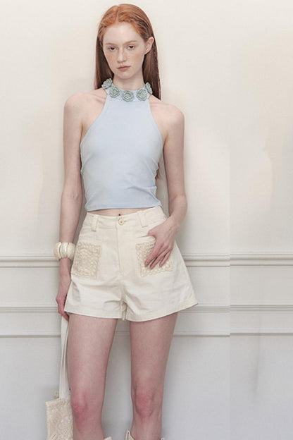 Yuan High-Waist Chic Shorts
