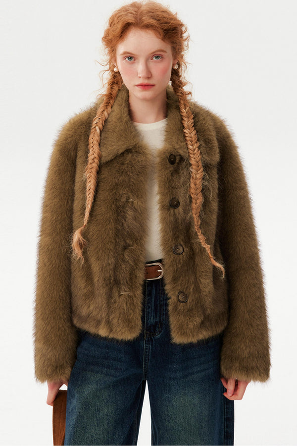 Eco-Friendly Fox Fur Coat