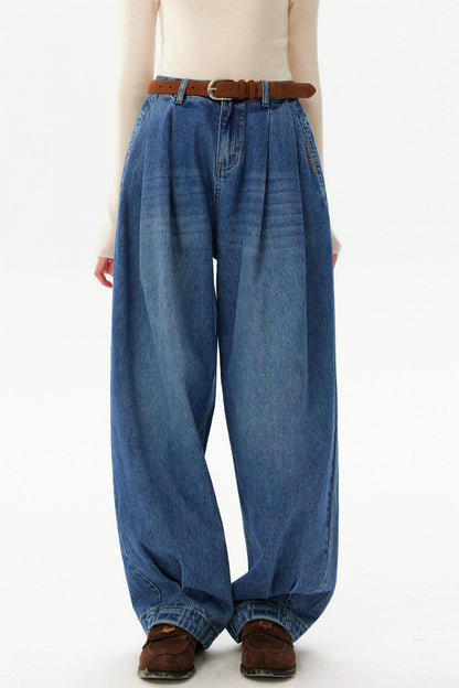 Blue Washed Scimitar Pants