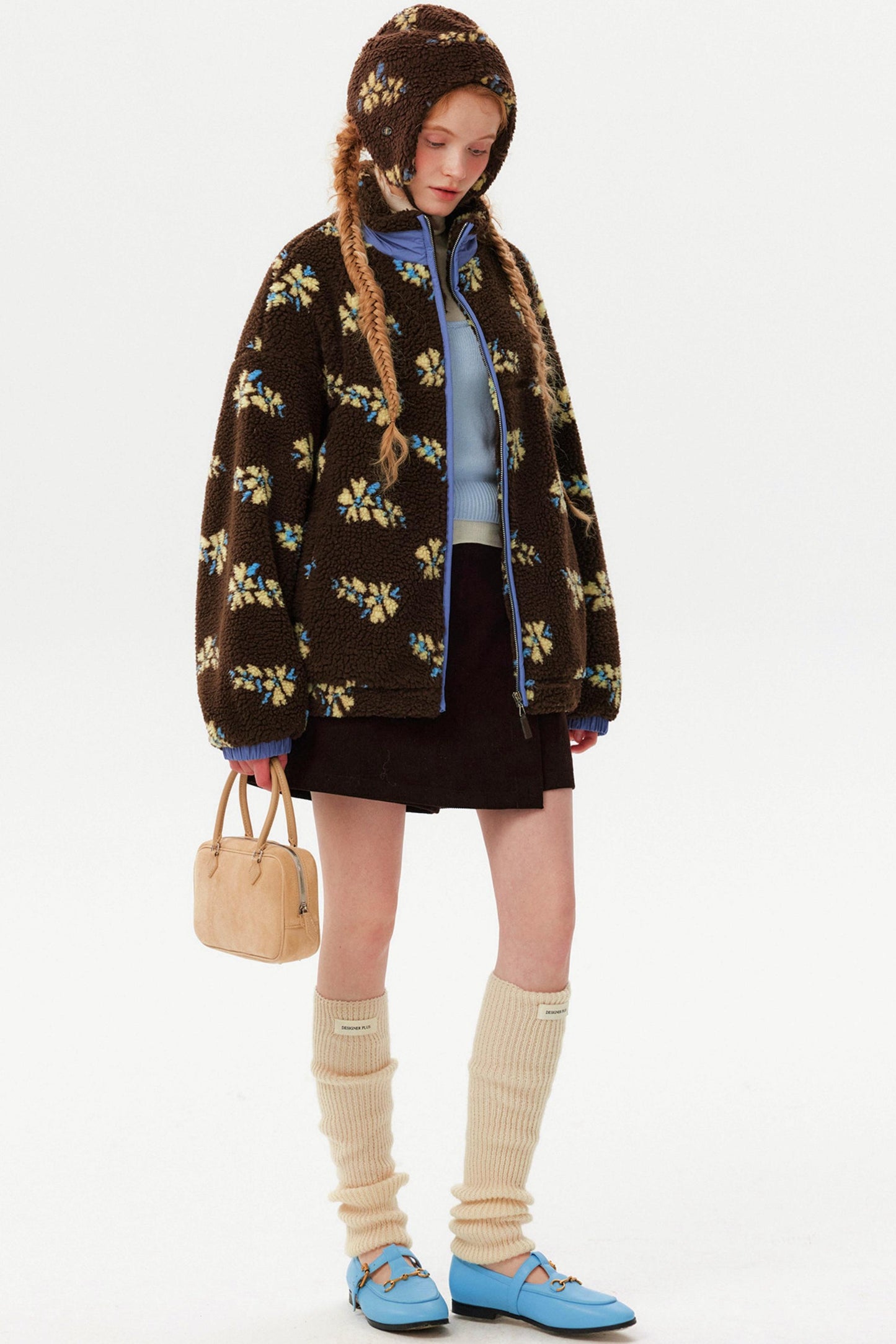 Retro Jacquard Wool Jacket