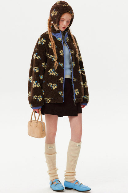 Retro Jacquard Wool Jacket