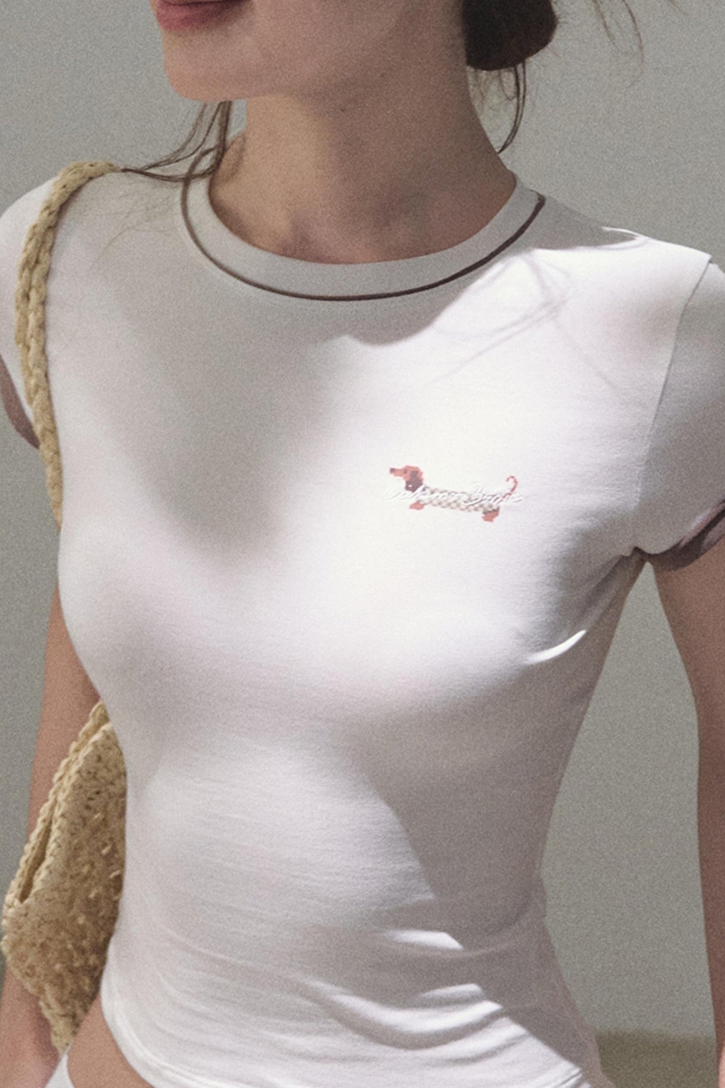 Colorblock Lace-Up Top Set-Up