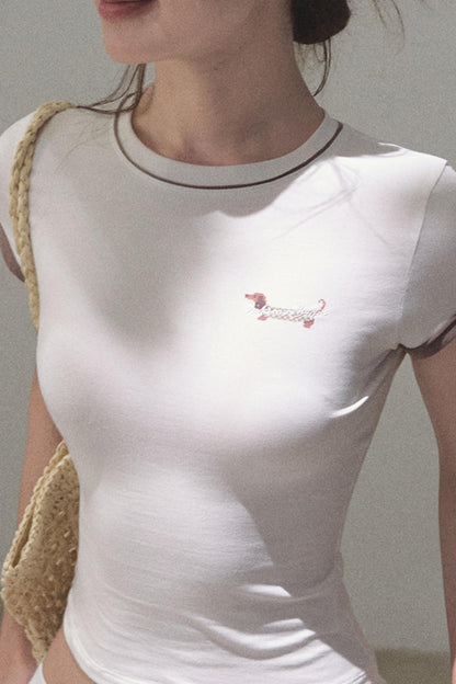 Colorblock Lace-Up Top Set-Up