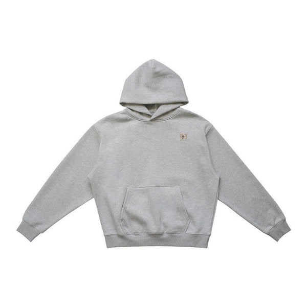 두꺼운 플리스 후드 스웨트셔츠 & 치마 세트 