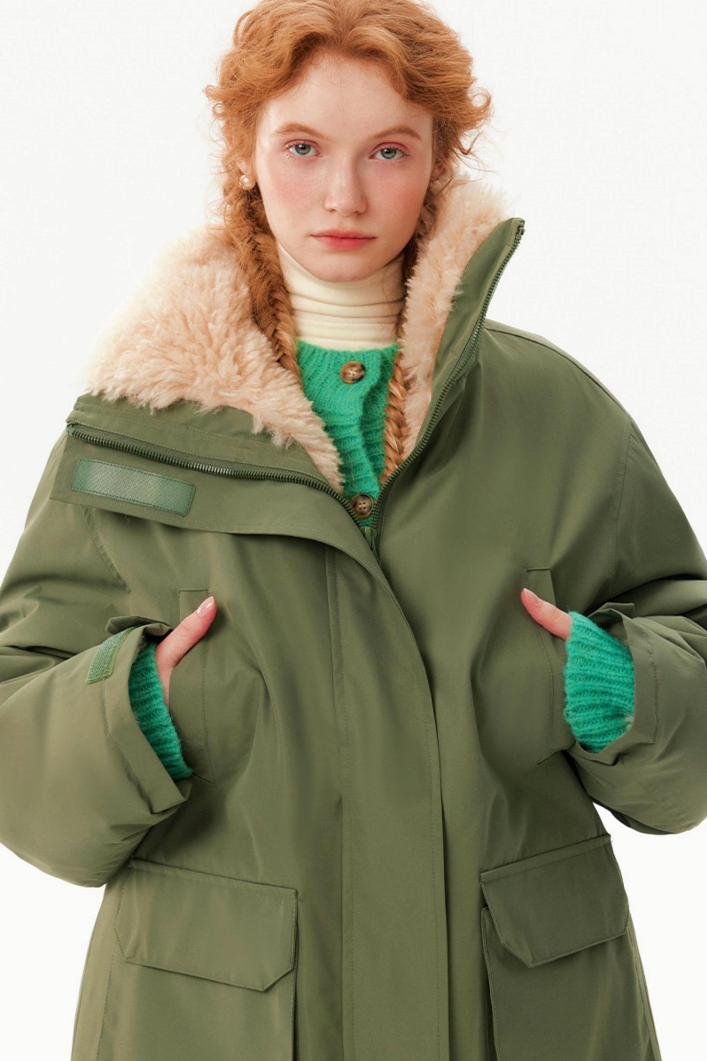 Designer Fur-Lined Parka Jacket