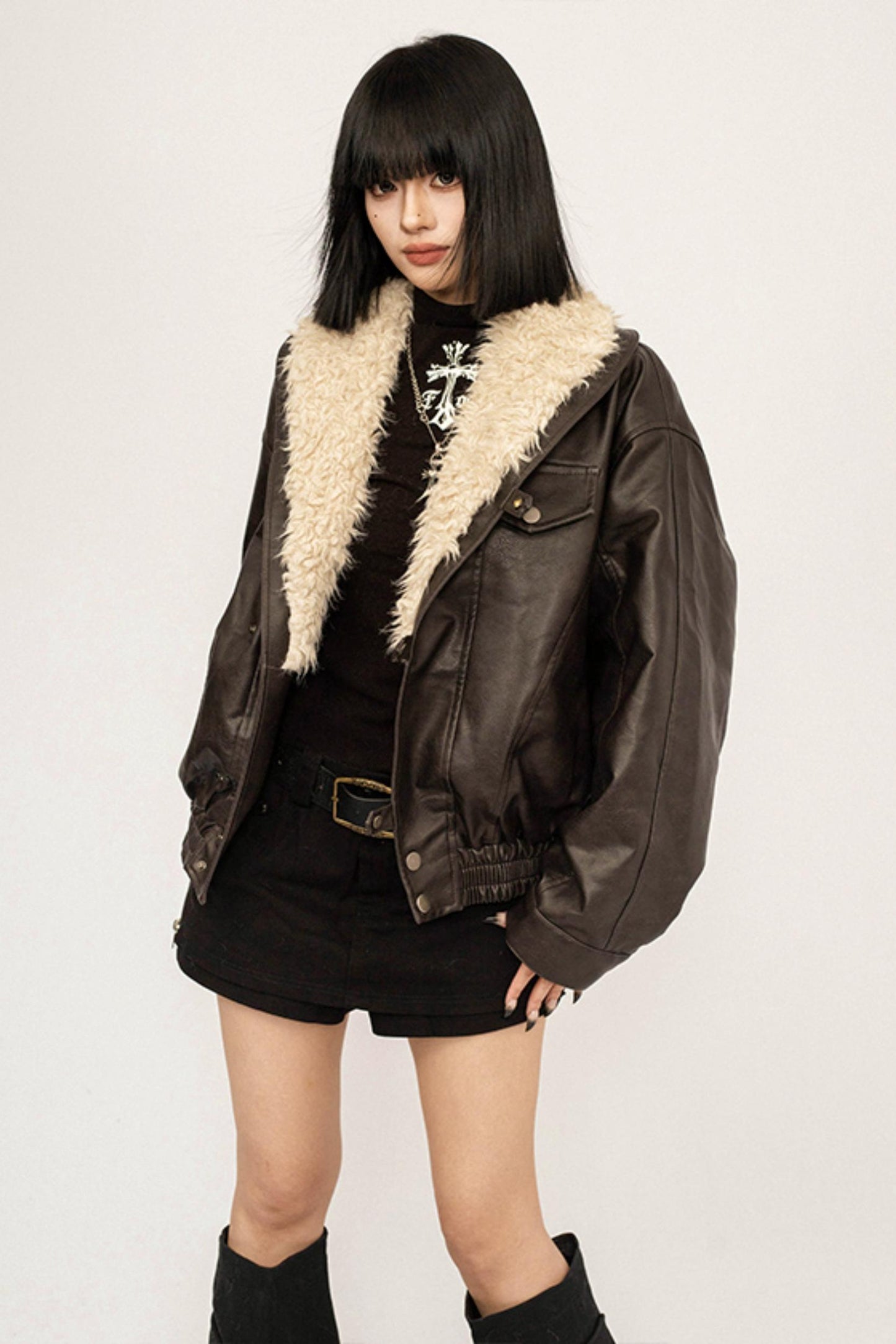 Retro Lambswool Patchwork Jacket