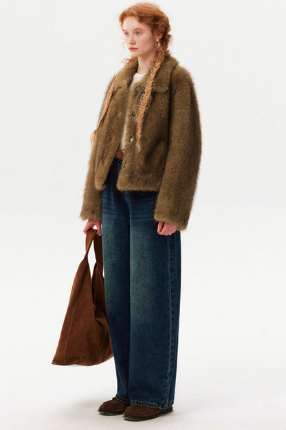 Eco-Friendly Fox Fur Coat