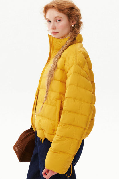 Cloud-Like Ribbed Down Jacket
