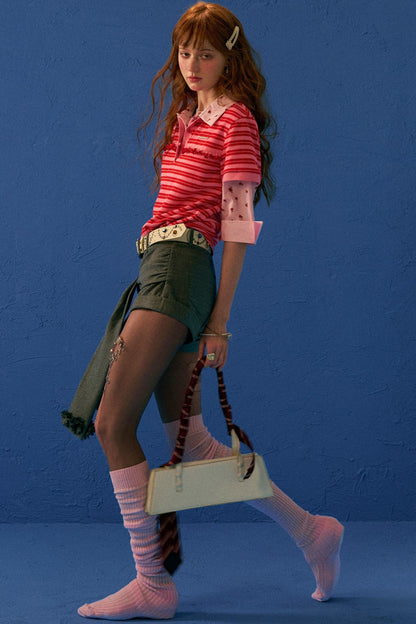 Autumn Polo Collar Top