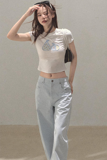 Vintage Rhinestone Halo Jeans