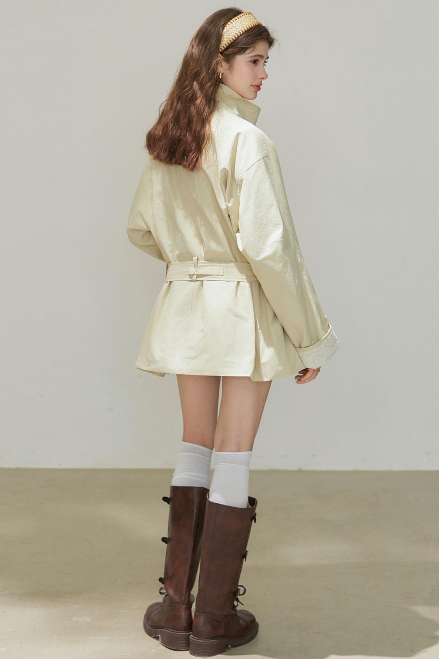 Autumn Silhouette Trench Coat