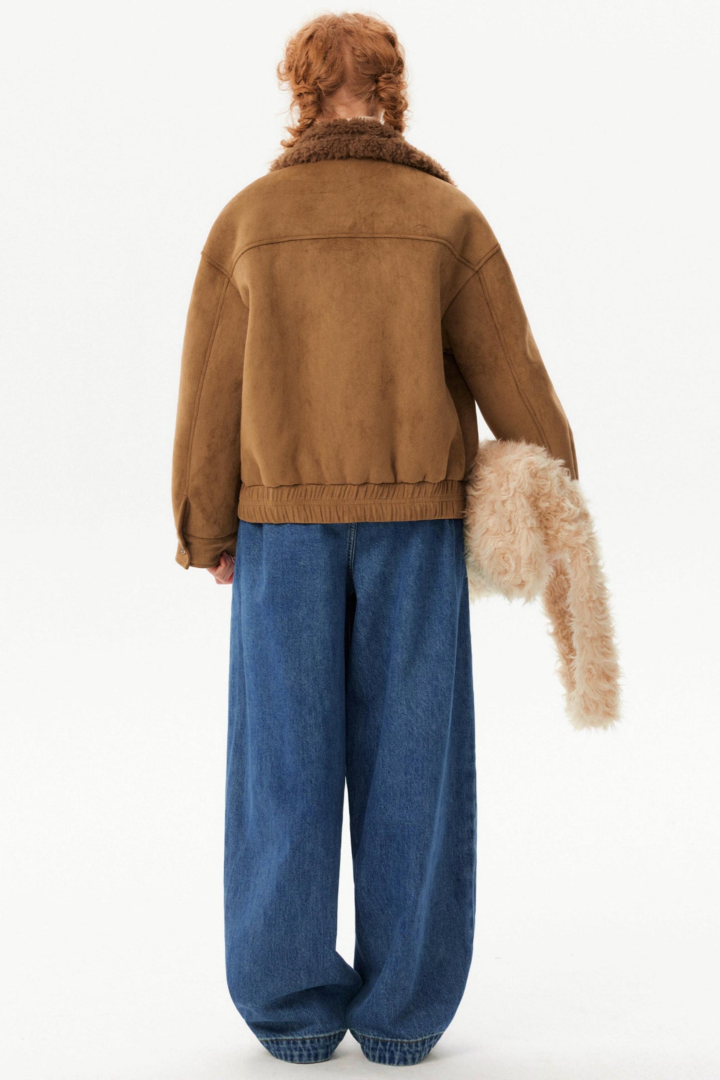 Suede Lamb Wool Jacket