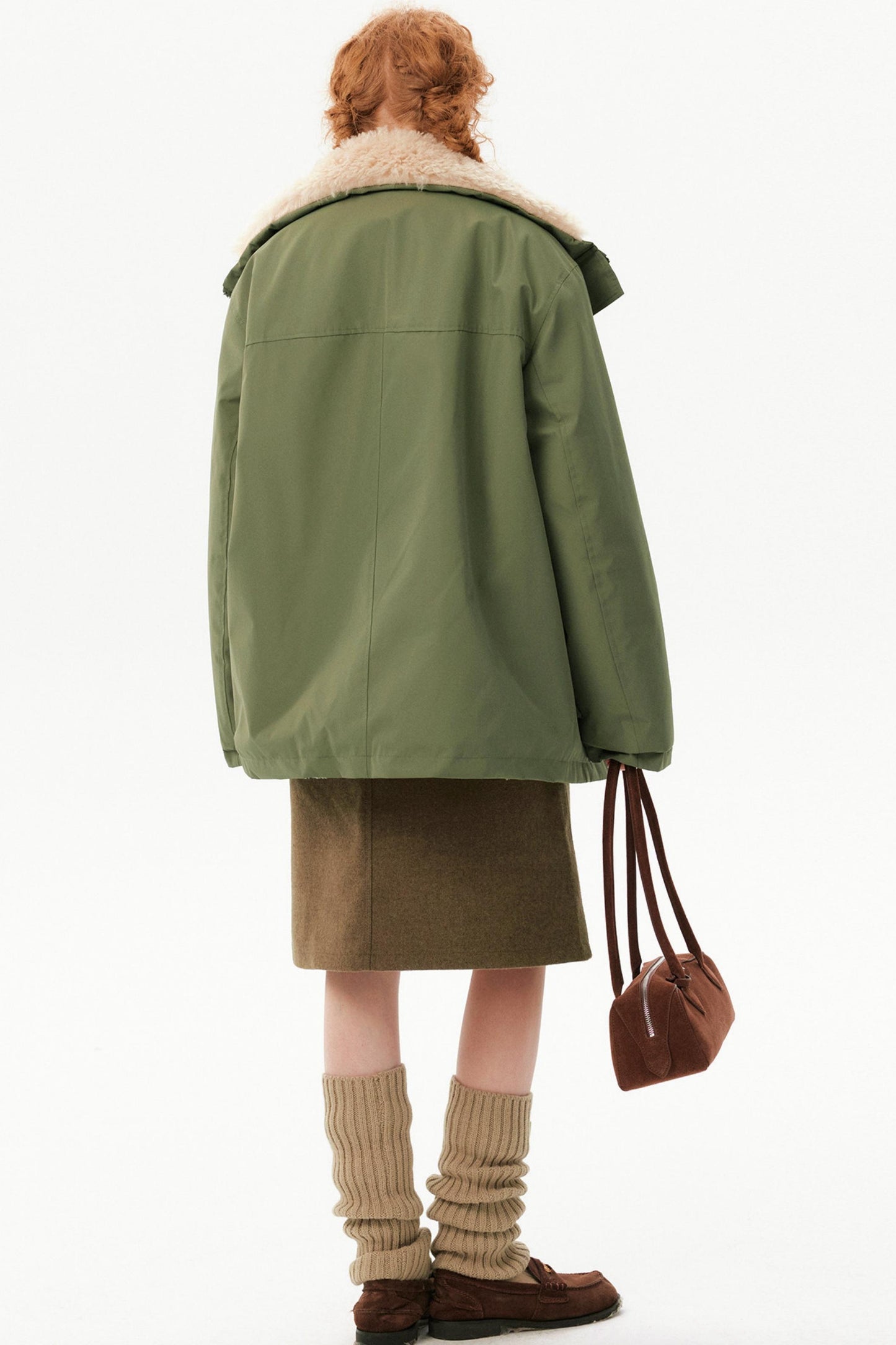 Designer Fur-Lined Parka Jacket