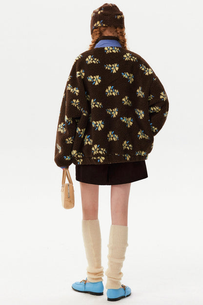 Retro Jacquard Wool Jacket