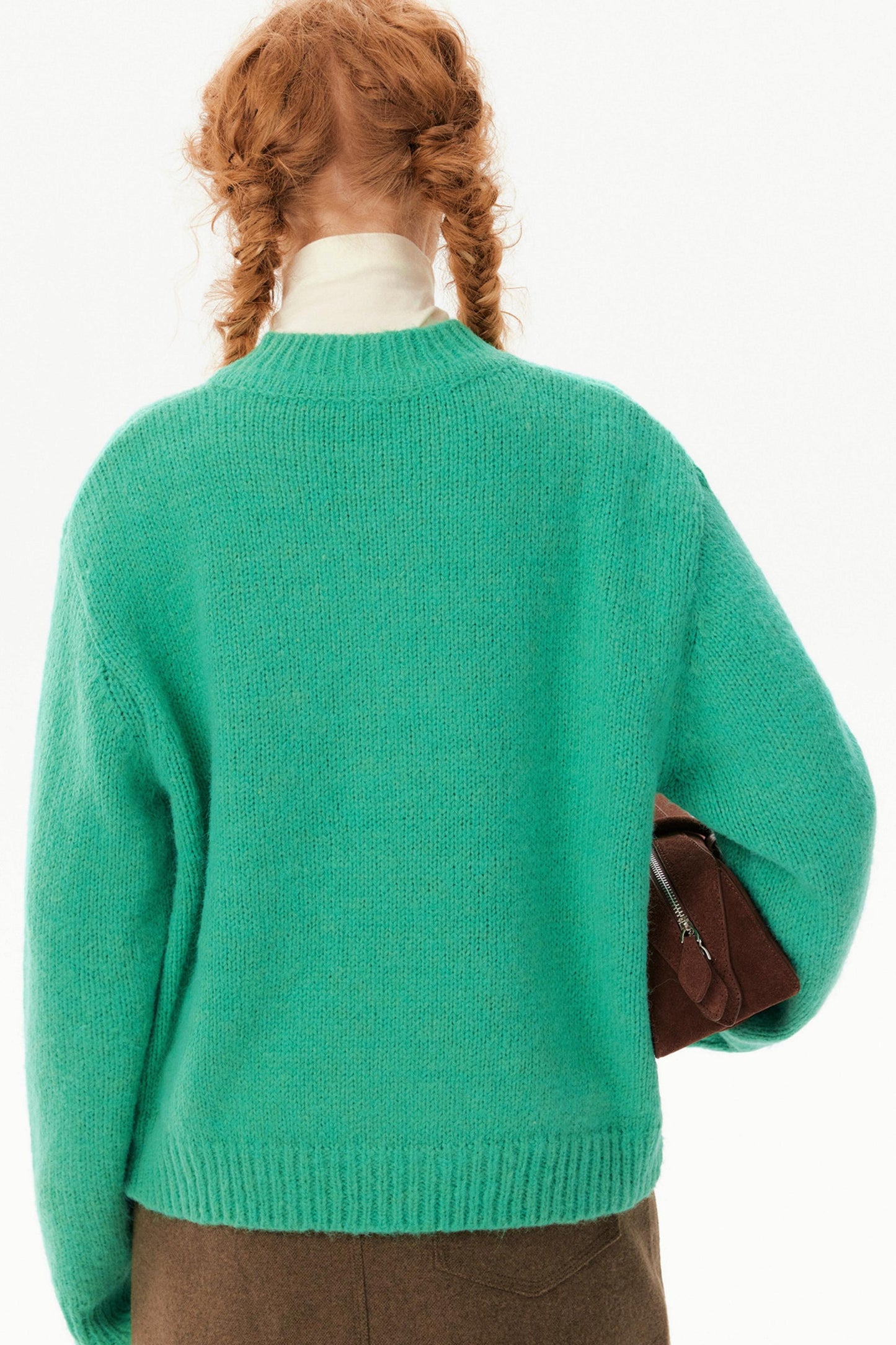 Christmas Green Knitted Cardigan
