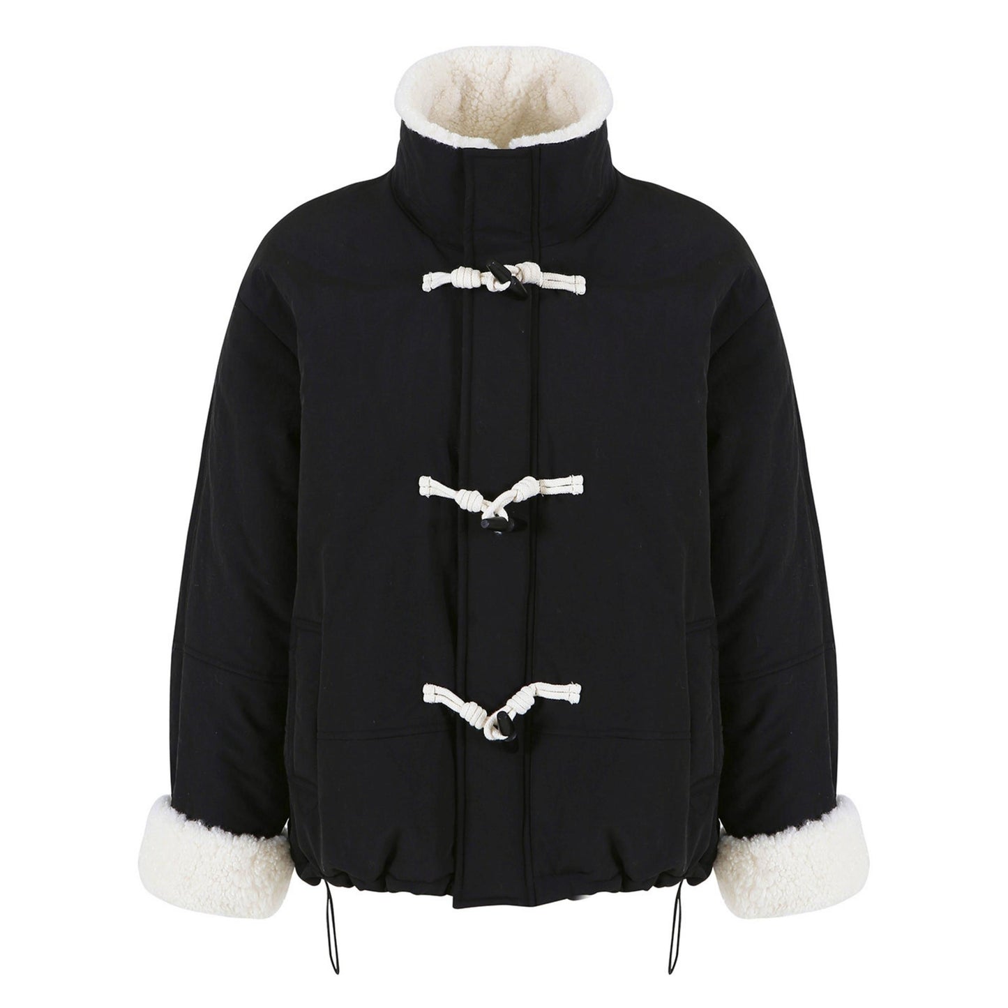 Frosted Faux Lamb Wool Jacket