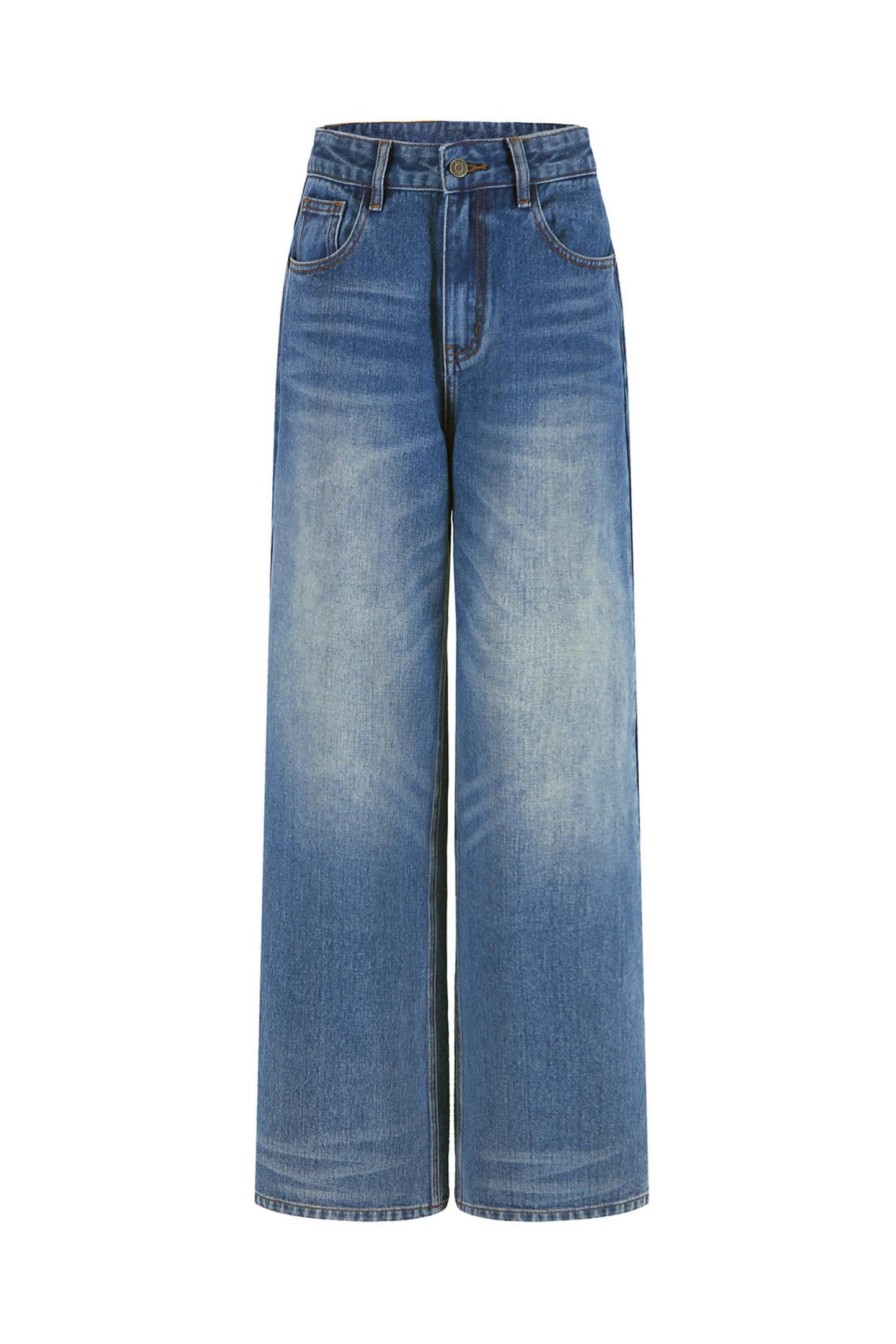 Vintage Washed Denim Jeans