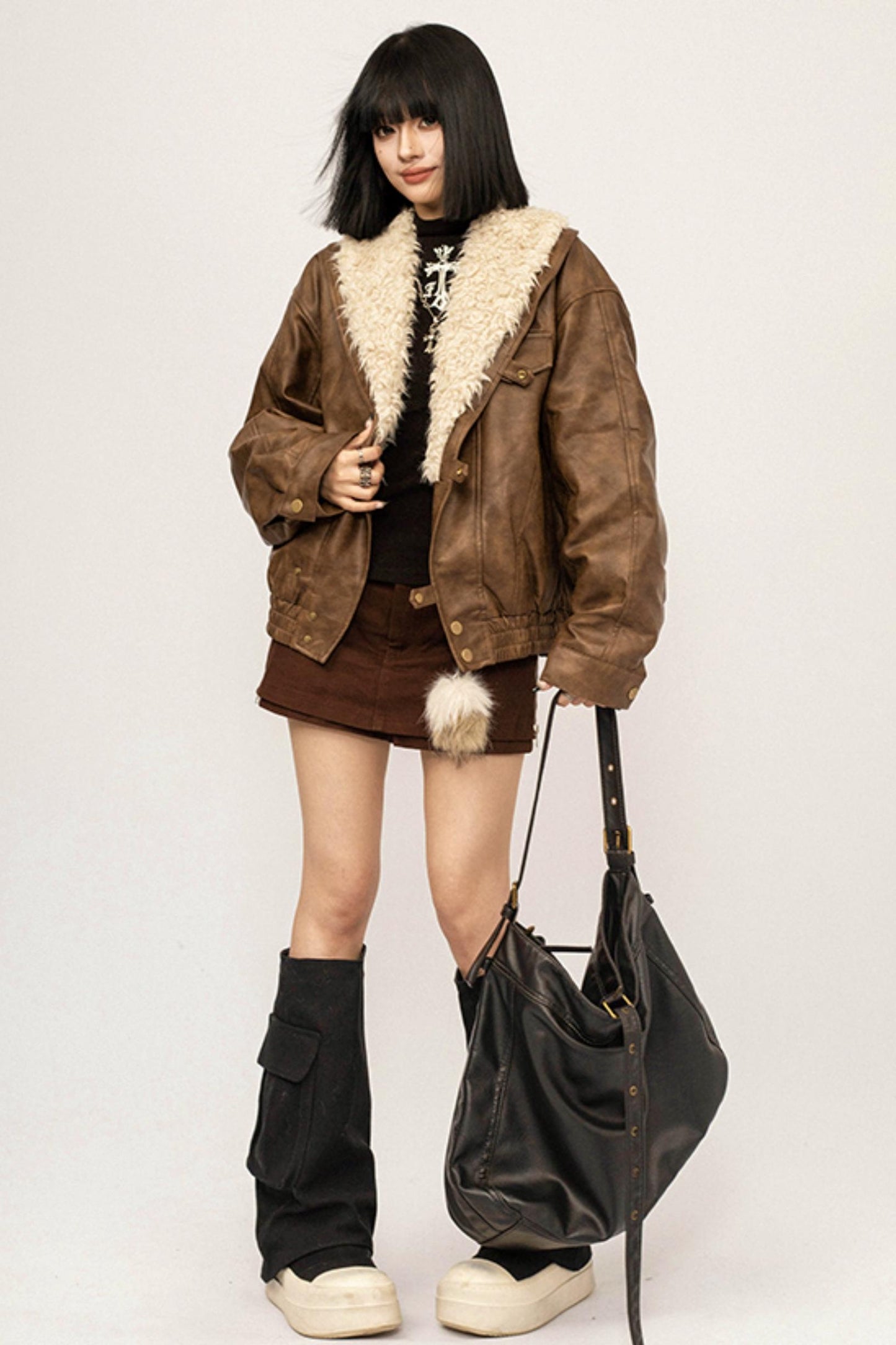 Retro Lambswool Patchwork Jacket