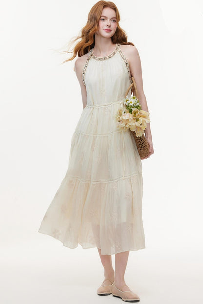 Summer Jasmine Rice Swing Dress