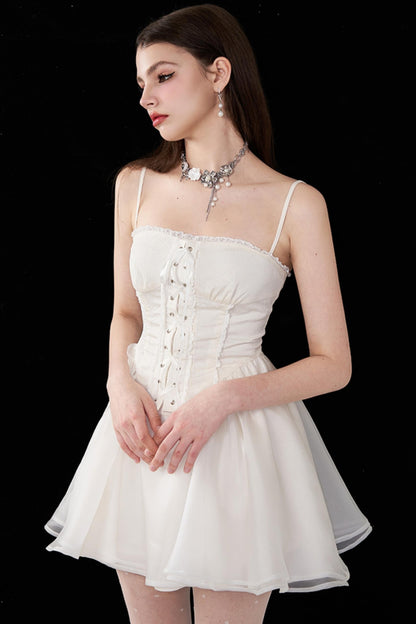 Jacquard Halter Dress