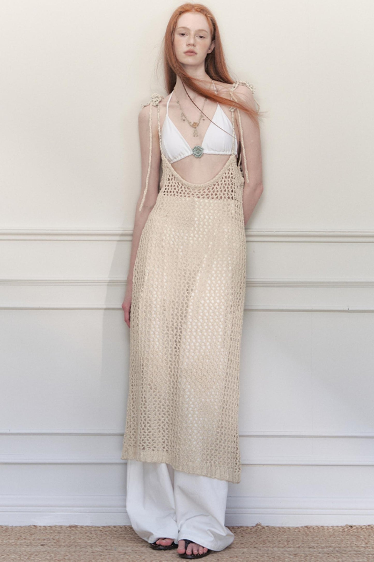 Moonlit Halter Dress