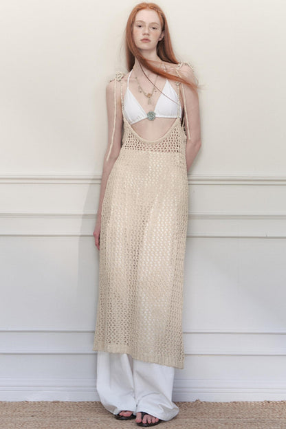 Moonlit Halter Dress