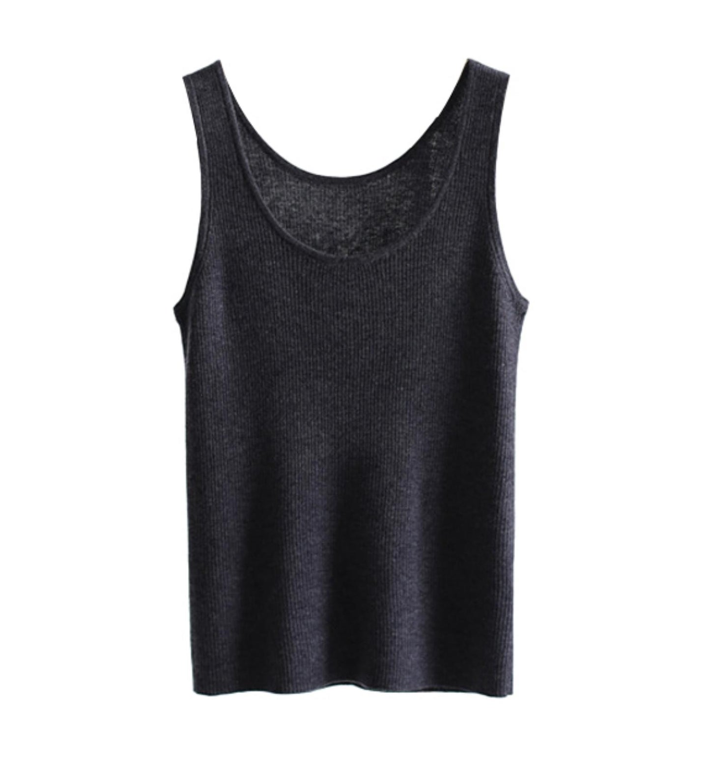 Soft Wool Knit Tank Top
