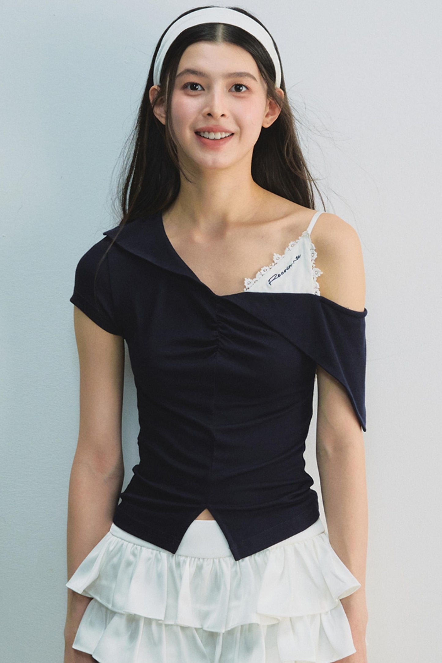 Off-Shoulder Knit Top