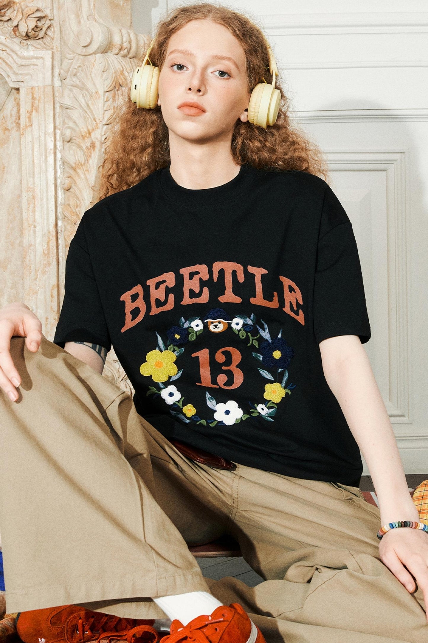 Retro Embroidered Summer Tee