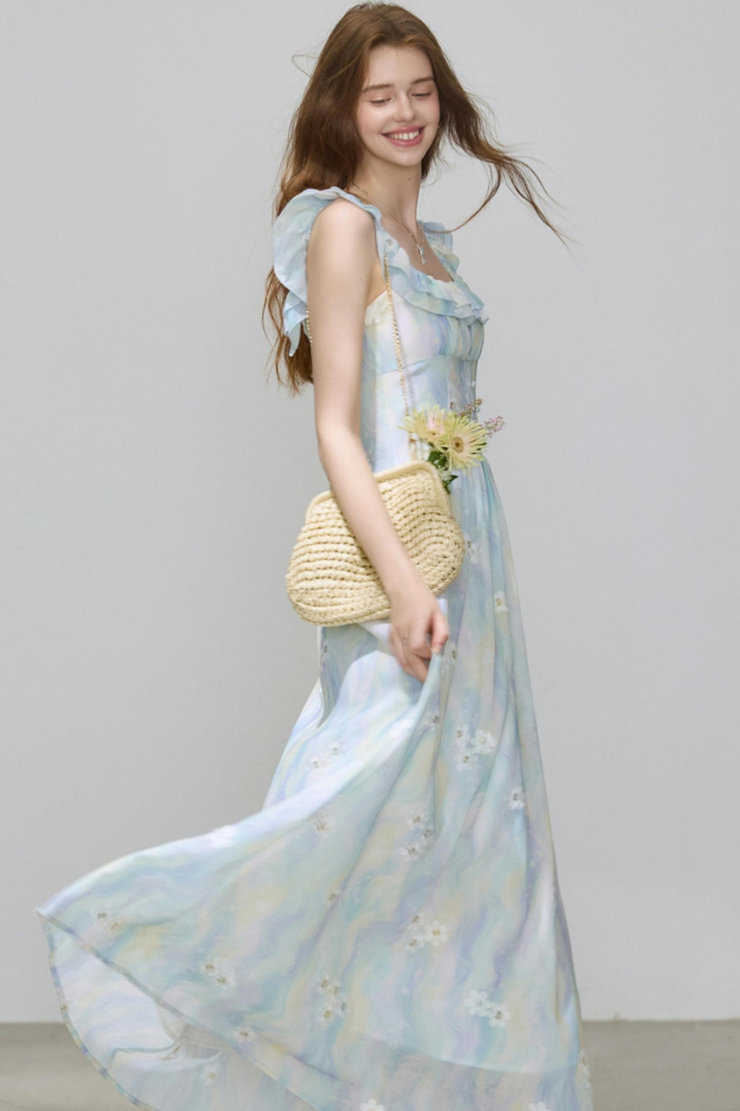 Summer Chiffon A-Line Dress