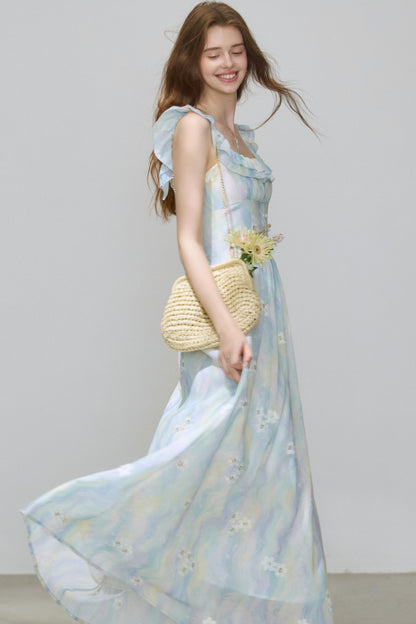 Summer Chiffon A-Line Dress