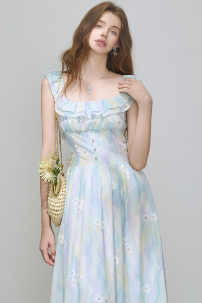 Summer Chiffon A-Line Dress