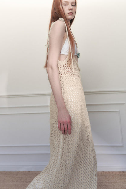 Moonlit Halter Dress