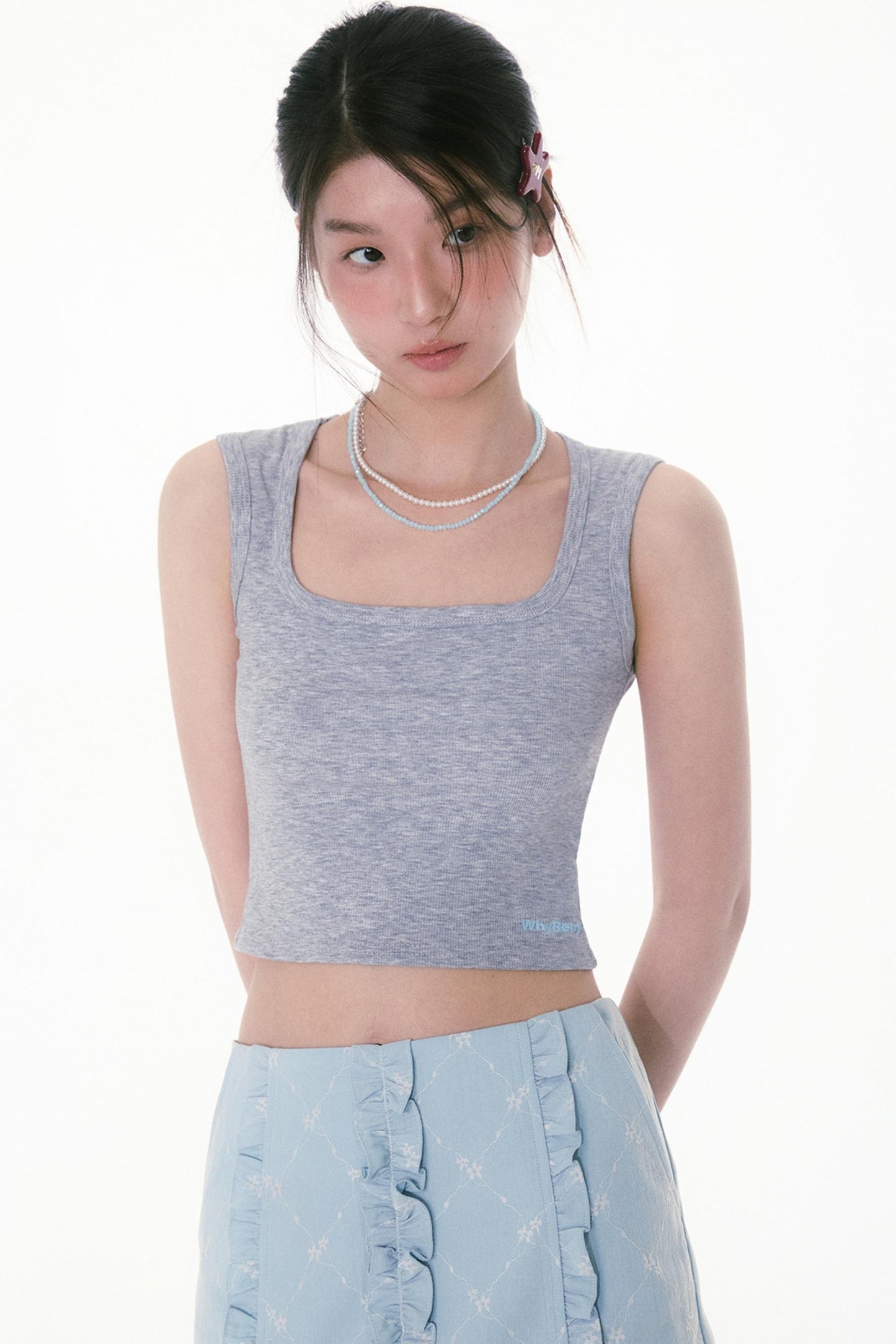 Summer U-Neck Halter Tank