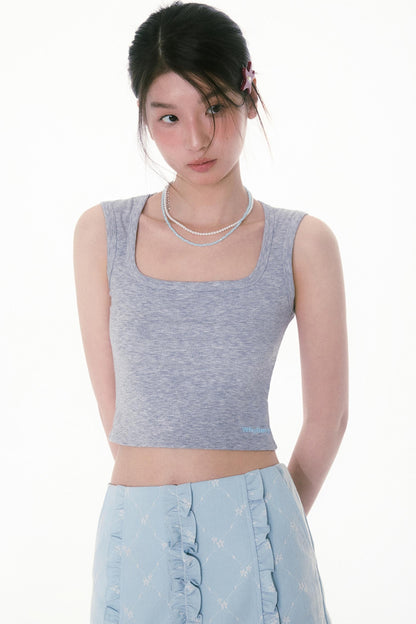 Summer U-Neck Halter Tank