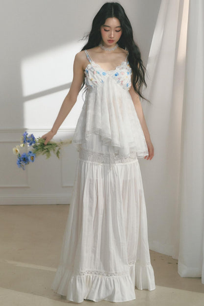 Vanilla Ruffle Skirt