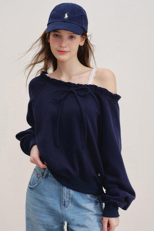 Breathing Cotton Raglan Sweatshirt