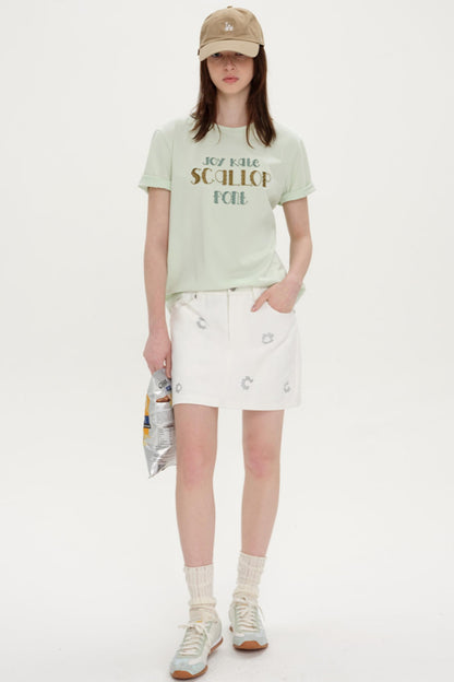 Retro Embroidered Tee