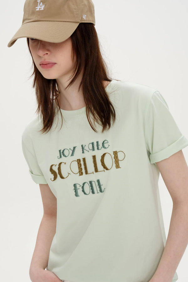 Retro Embroidered Tee